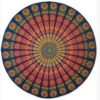Chiffon Round Yoga Mat Blanket in Boho Style