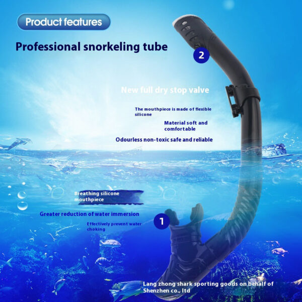 Professional Diving Mask with Snorkel - Image 7