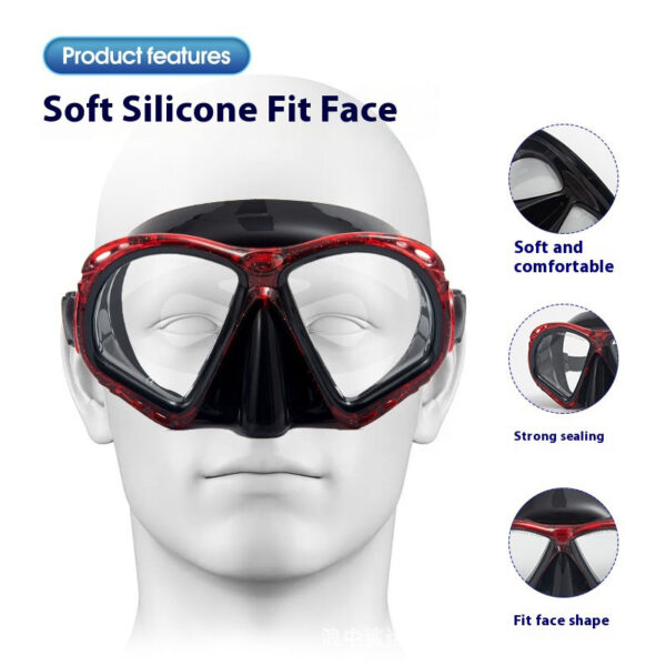 Professional Diving Mask with Snorkel - Image 6