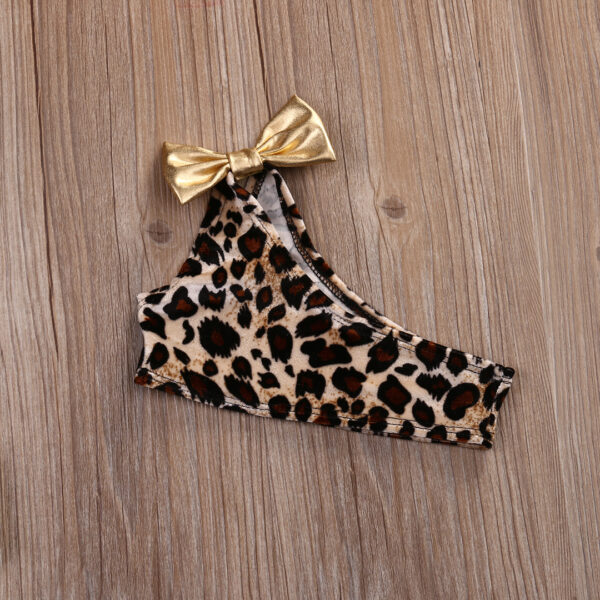 Leopard Print Bikini for Kids - Image 5